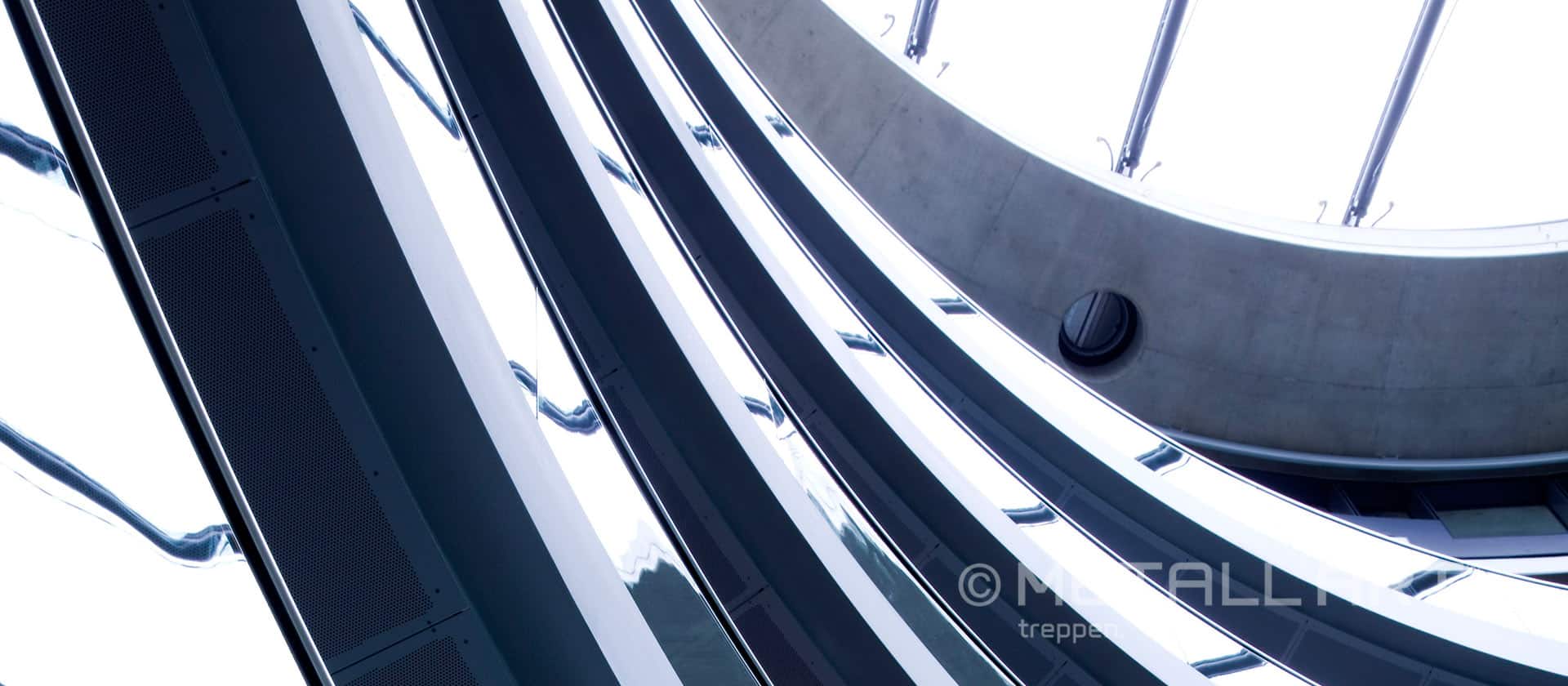 Stahl | Glas | Edelstahl | Das Gebäude als Spirale